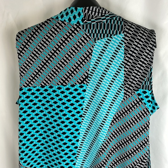 Dana Bachman Geometric Design Sleeveless Top - Size 2X - Picture 2 of 8